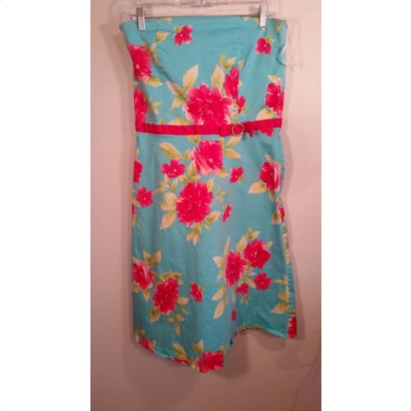 Studio Y Dresses & Skirts - Studio y Strapless mini summer Floral DRESS 13
